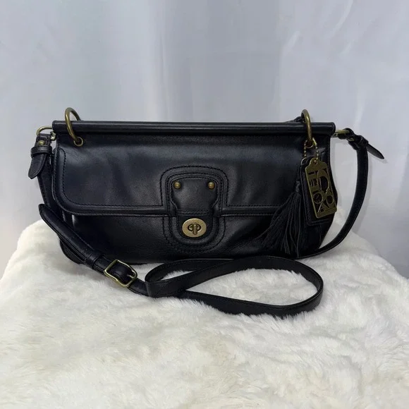 Coach City Willis 70th Anniversary Crossbody Bag Satchel Black Legacy 22062 - Picture 8 of 16